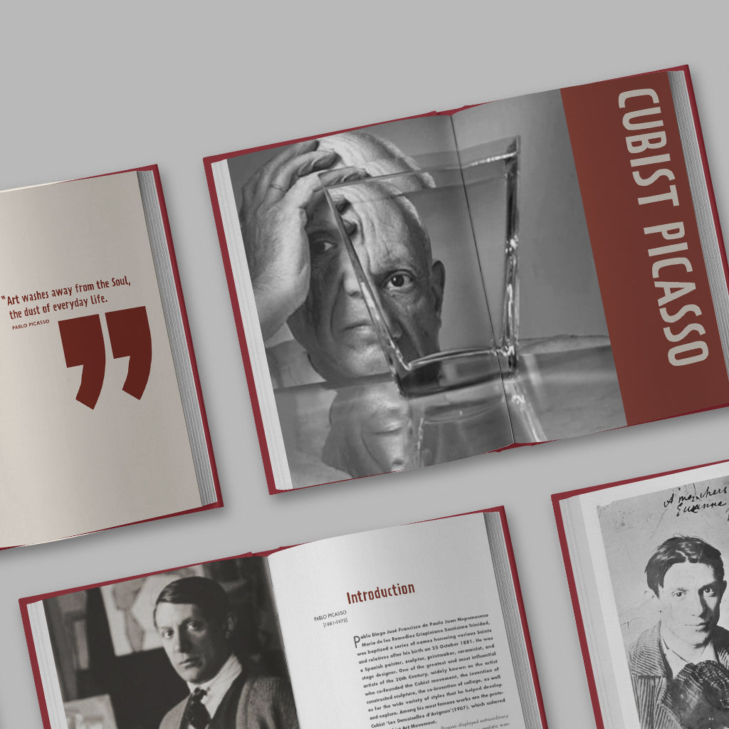 Book Design / Cubist Picasso – Nathalie Hansen Art & Design